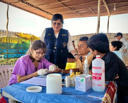 MÁS DE 250 ATENCIONES MÉDICAS A FAVOR DEL ASENTAMIENTO HUMANO DE JESÚS DEL MAR