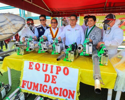 ALCALDE LUIS GAMARRA LIDERA LANZAMIENTO EN CHIMBOTE DE APLICATIVO QUE REFUERZA LUCHA CONTRA EL DENGUE